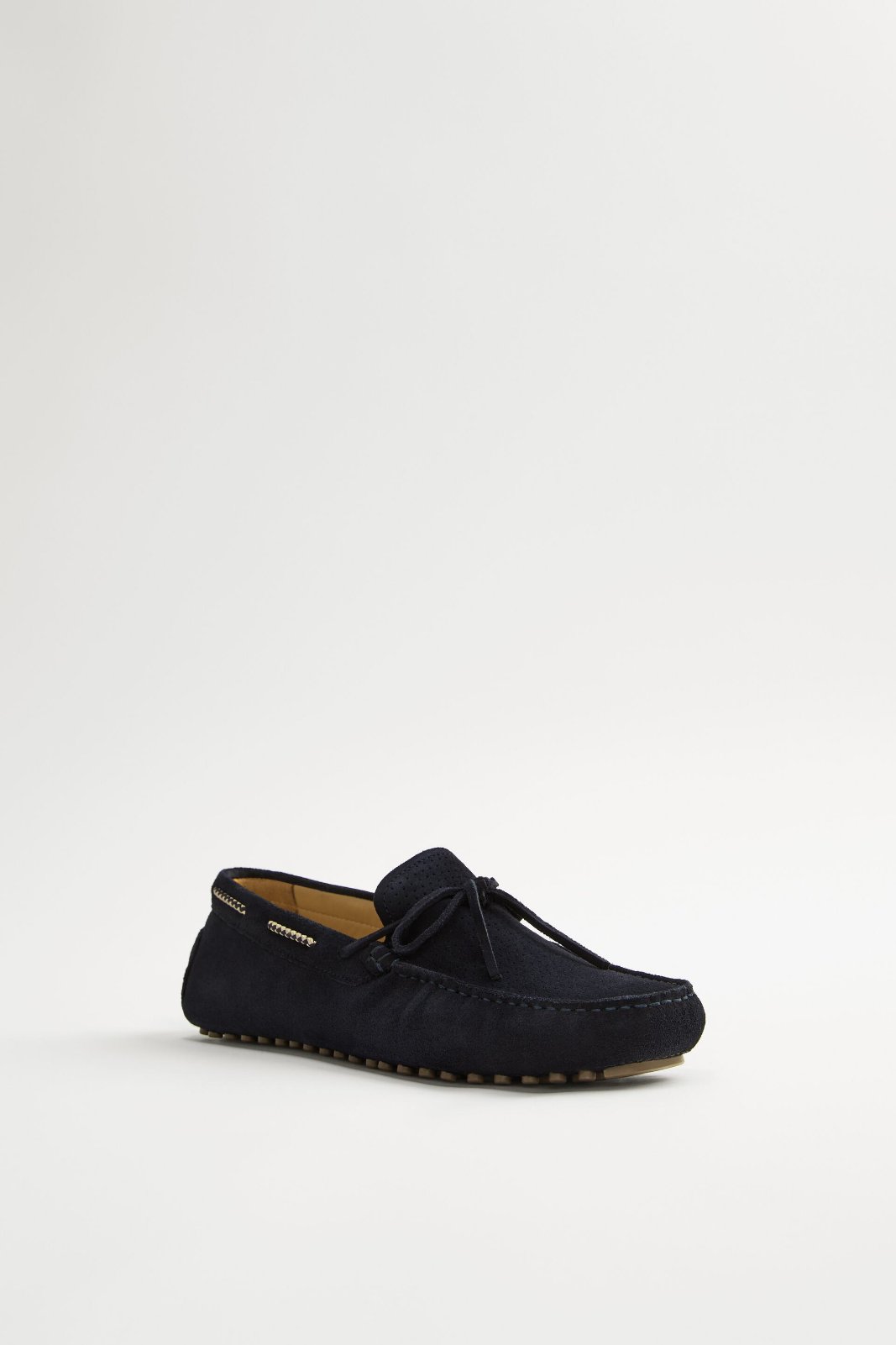 Mocassins Femme Joyks - Bleu Marine Daim - Taille 35 (US 5) - Made In Italy - Neufs Dans Boîte