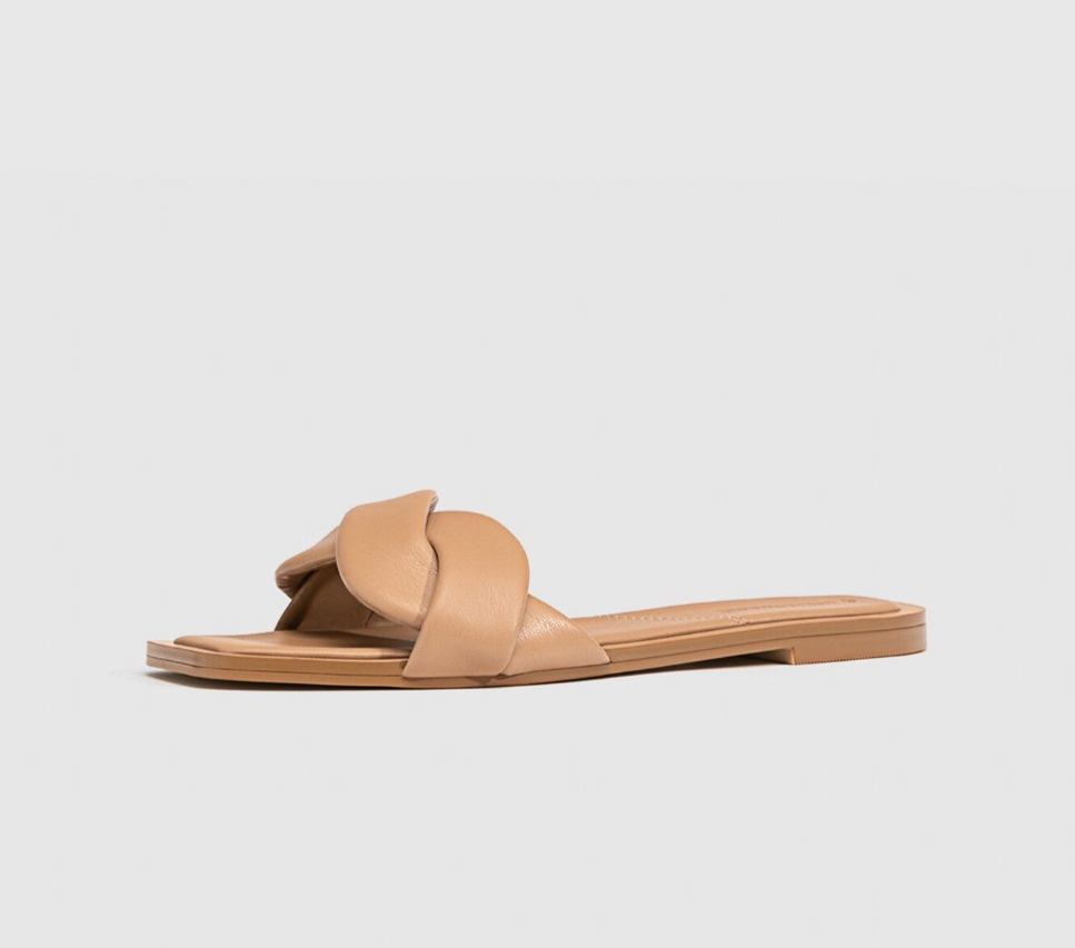 Mules Tressées Blanches Vanessa WU – Neuves, Taille 36, Talons Plats, Modèle SD1751BA